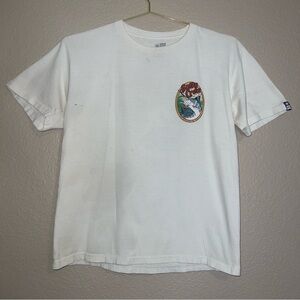 Salty Crew Boys Off White T-Shirt with Colorful Marlin Graphic